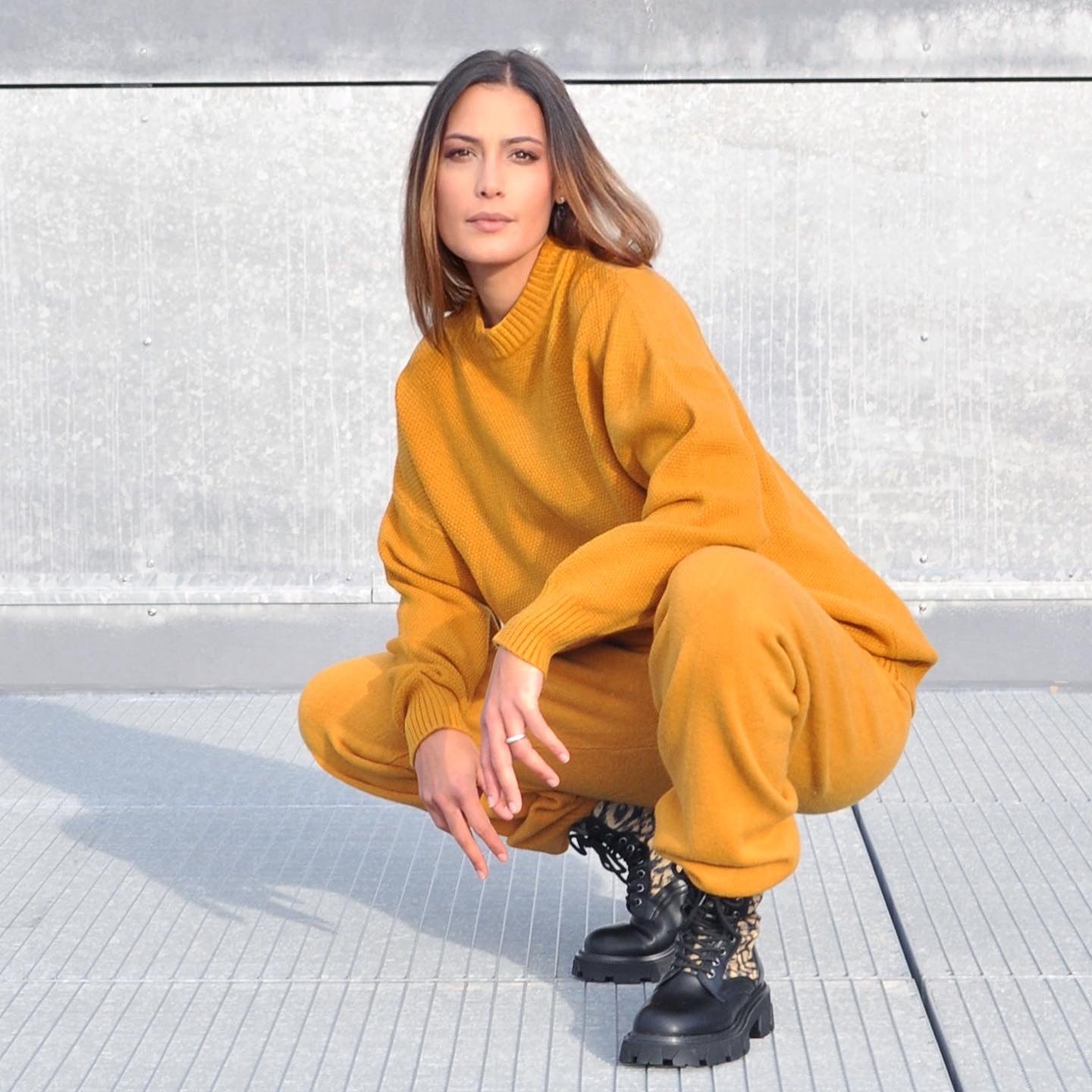 CONJUNTO CASUAL VIDE NARANJA