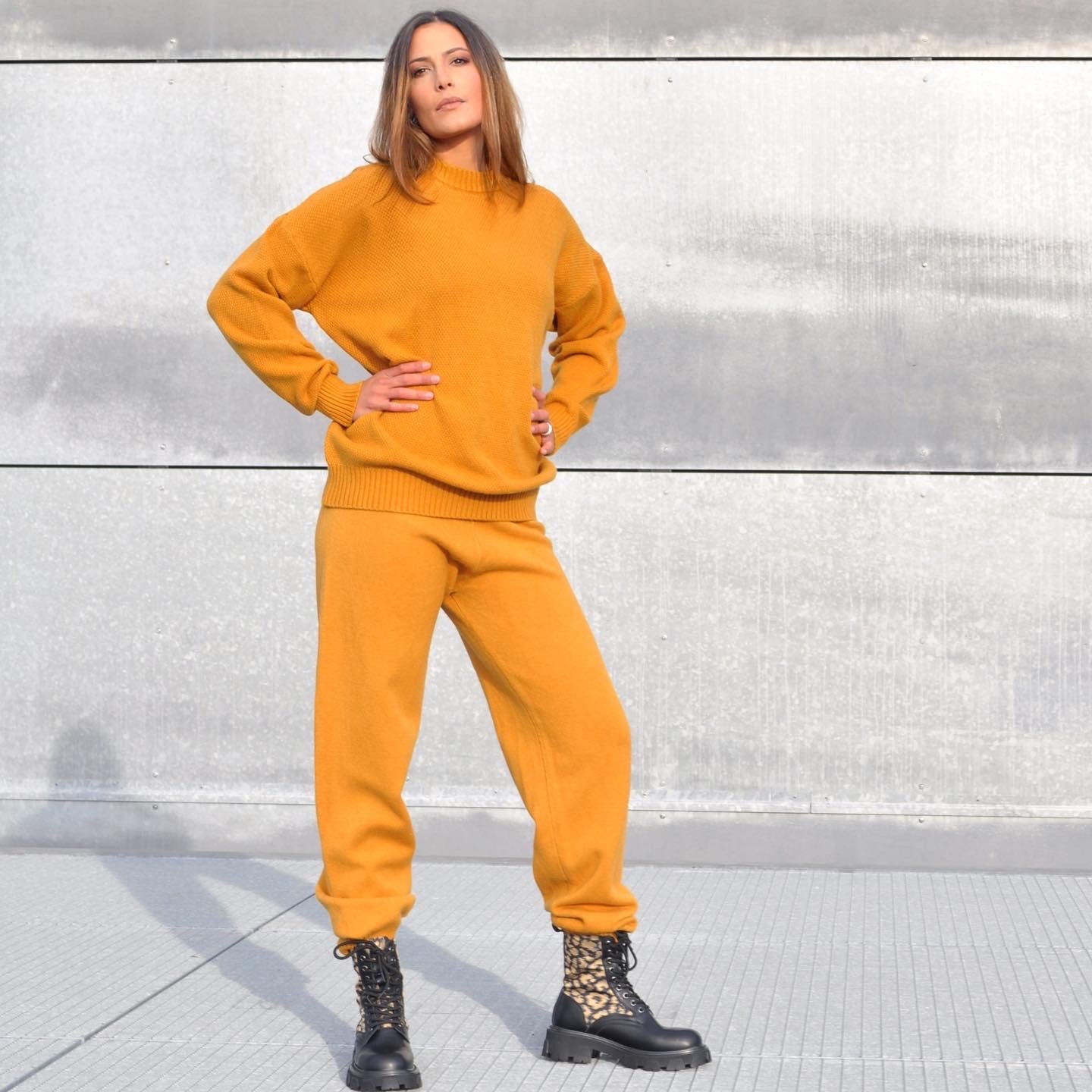 CONJUNTO CASUAL VIDE NARANJA