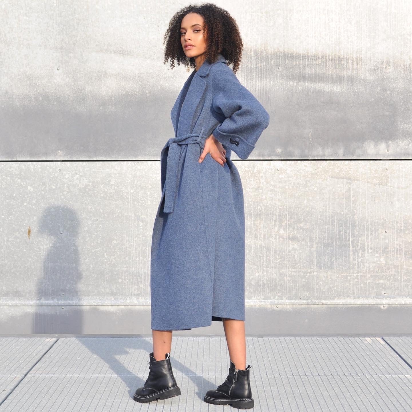 MANTEAU CORÉEN BLEU ALP